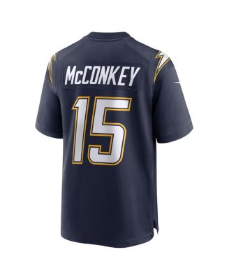 Men's Ladd McConkey Navy Los Angeles Chargers Alternate Super Chargers Game Player Jersey