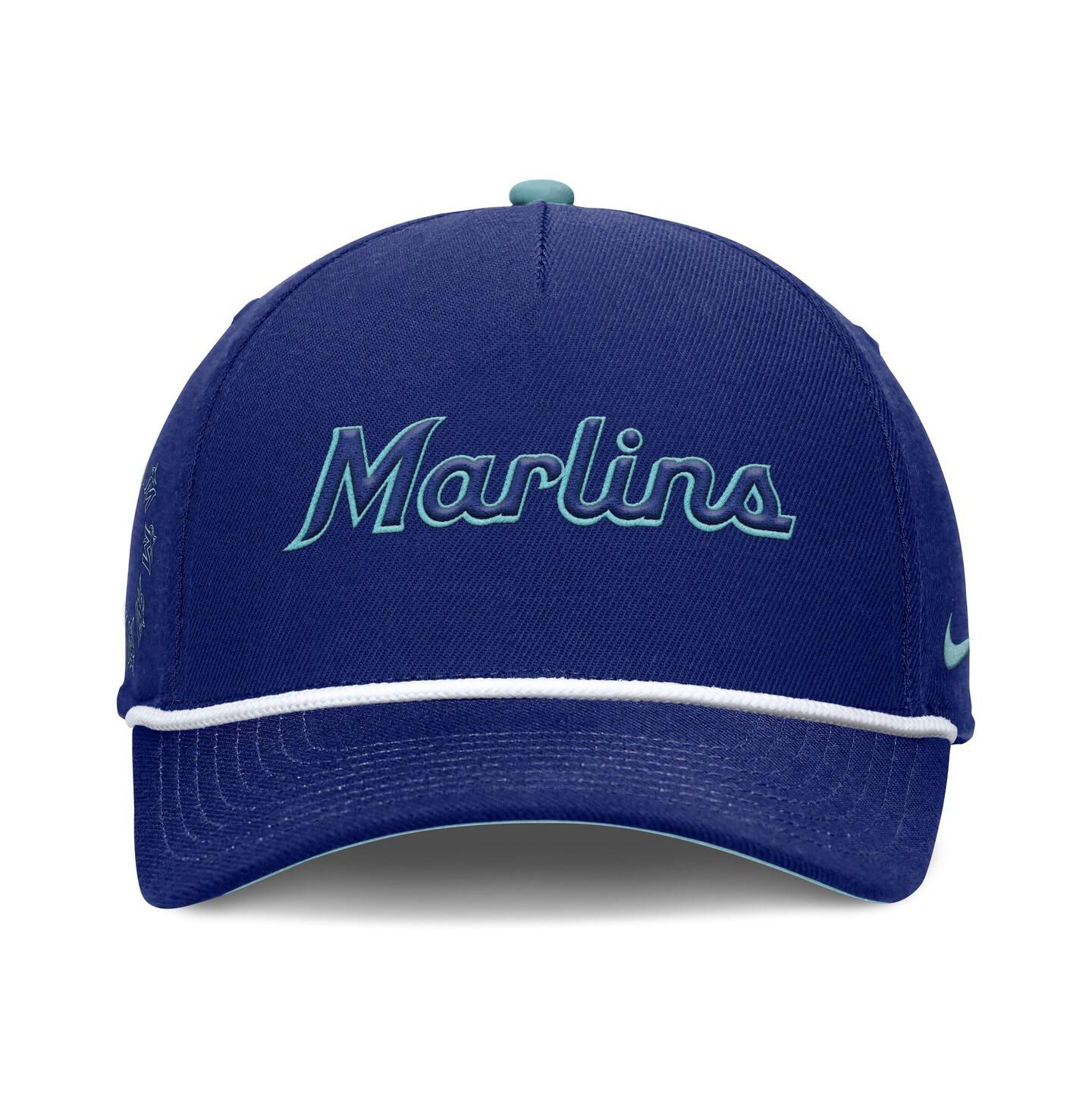 Мужская кепка Nike Royal Miami Marlins Father's Day Rise Adjustable Hat — фото 4