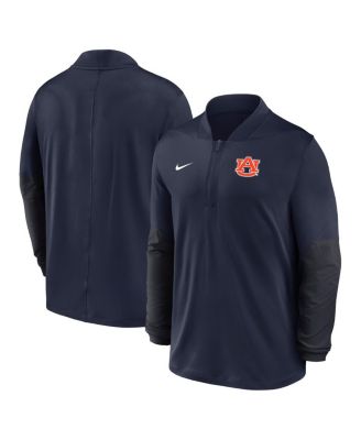 Men's Navy Auburn Tigers One Goal Dri-FIT Half-Zip Pullover Sweatshirt
