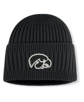 Fanatics - Men's Black Iowa Hawkeyes Revery Cuffed Knit Hat