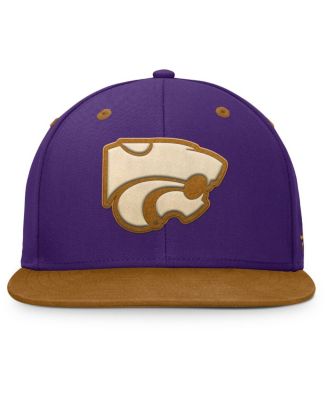 Men's Purple/Brown Kansas State Wildcats NoBo Fitted Hat