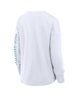 Women's White Miami Dolphins Hometown Legacy Long Sleeve T-Shirt