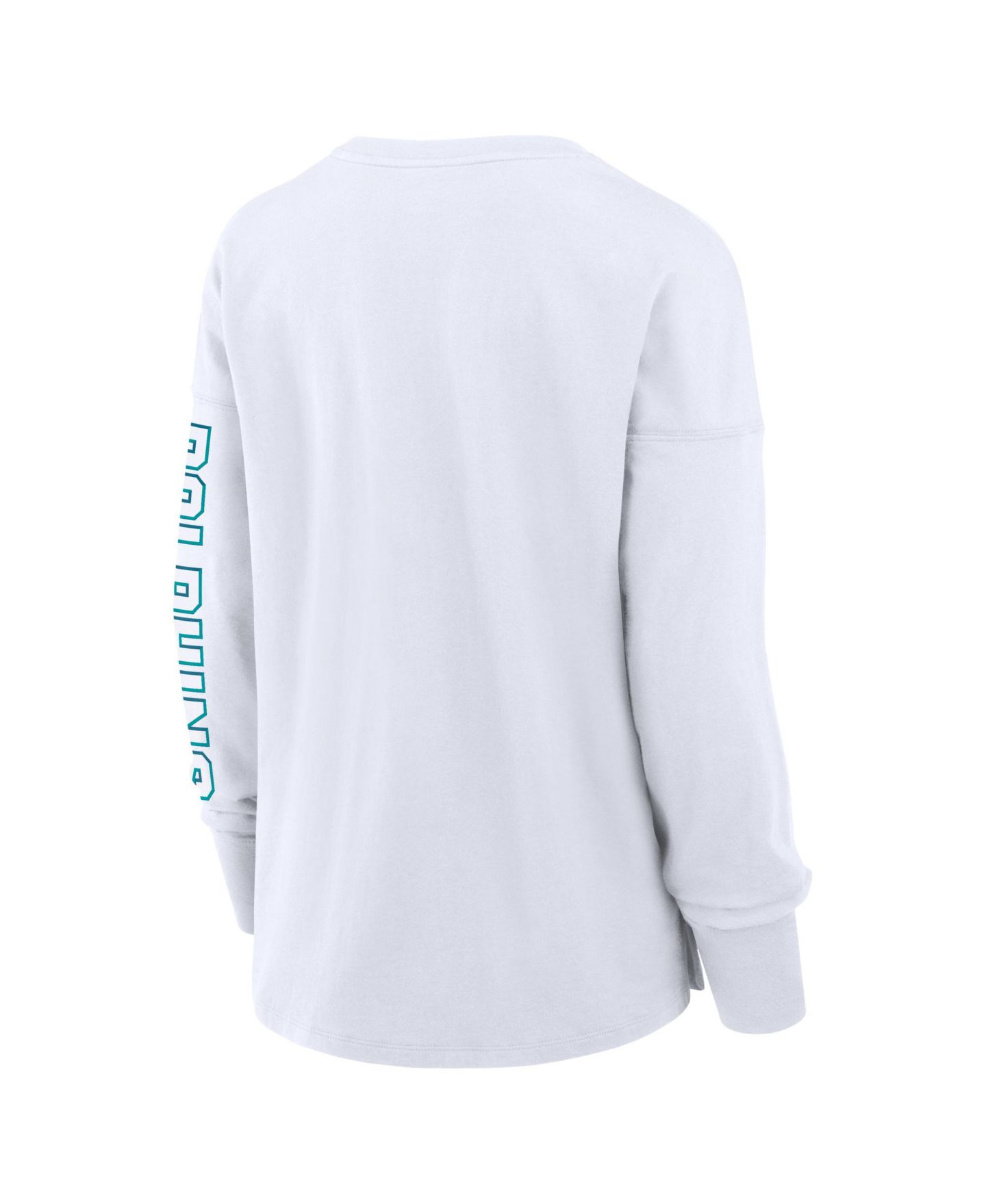 Женская футболка Fanatics White Miami Dolphins Hometown Legacy Long Sleeve — фото 2
