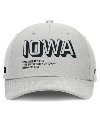 Men's Gray Iowa Hawkeyes 2025 Sideline Dust Pinched Rise Adjustable Hat