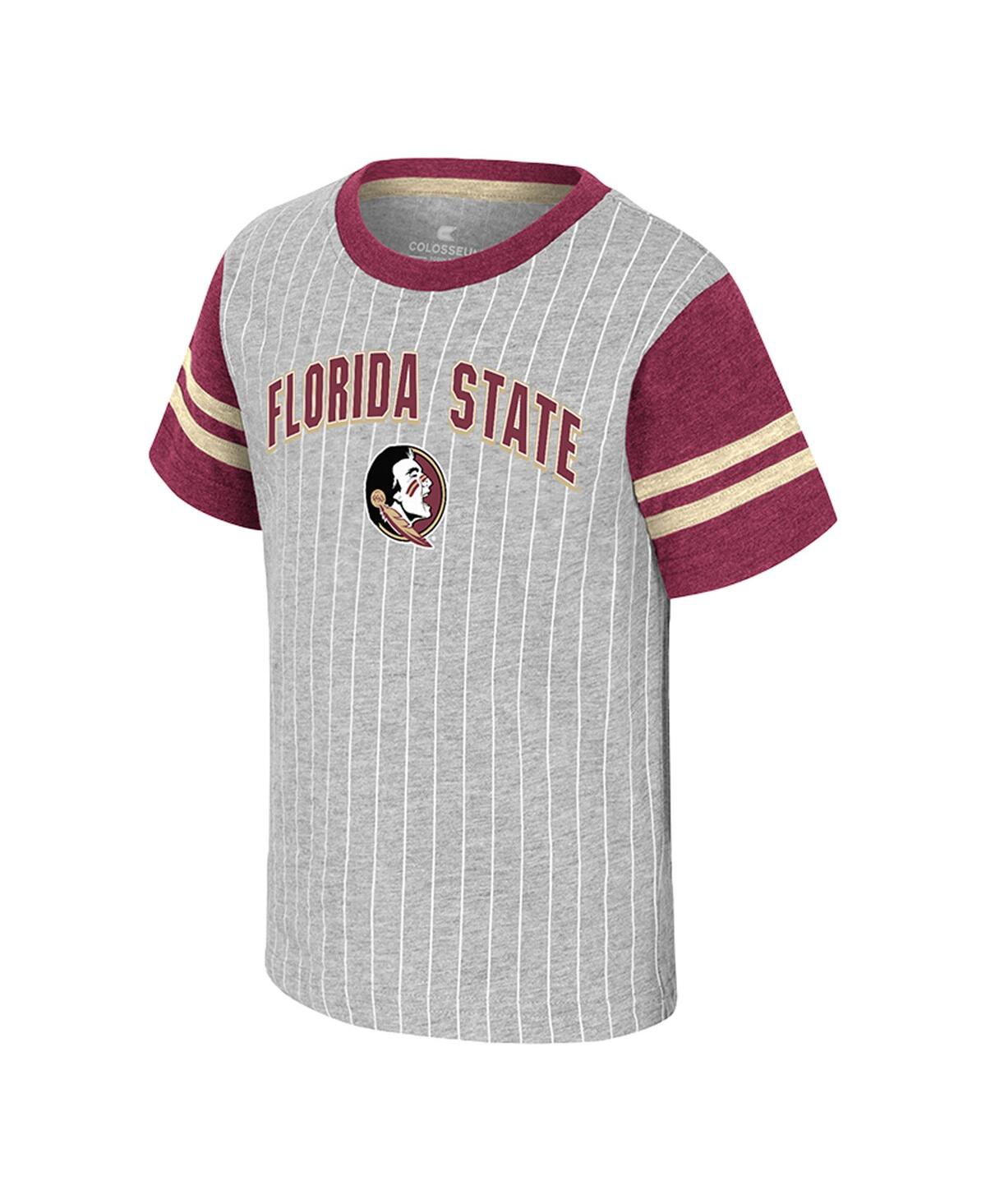 Colosseum Toddler Heather Gray Florida State Seminoles Airball T-Shirt