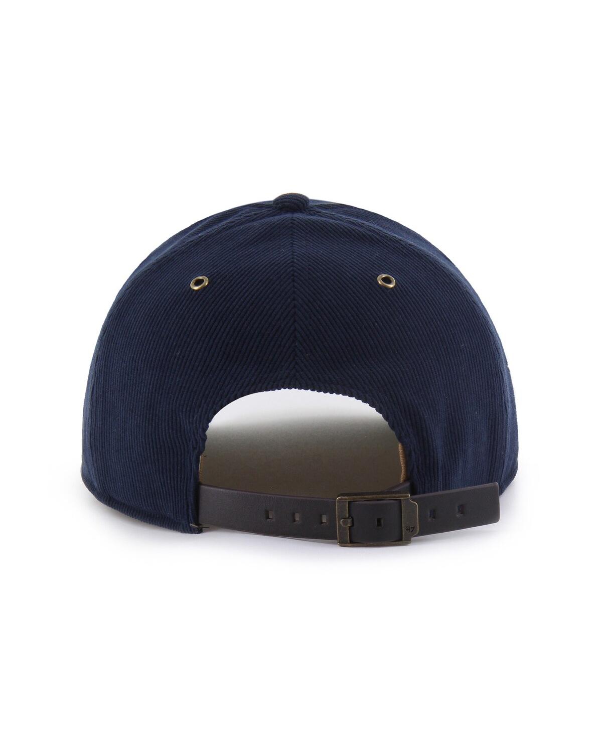 47 Brand Men's Navy Dallas Cowboys Golden Age Relaxed Corduroy Hitch Adjustable Hat In Blue