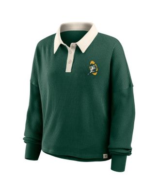 Women's Green Bay Packers Oversized Hometown Premium Thermal Long Sleeve Shirt