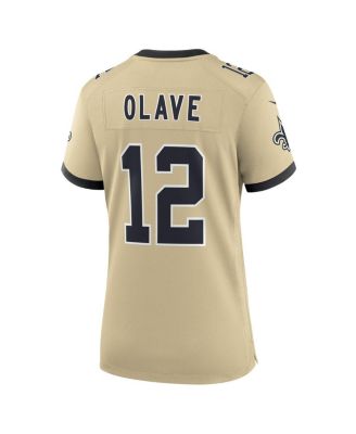 Women's Chris Olave Gold New Orleans Saints Gameday Golds Alternate Game Player Jersey