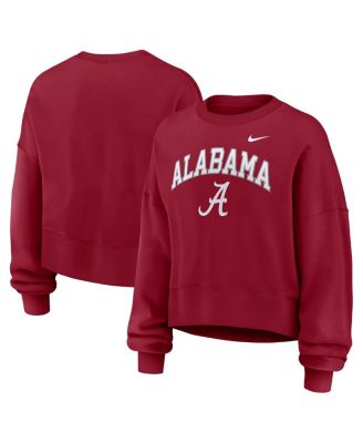 Nike - Women's Crimson Alabama Crimson Tide Oversized Phoenix Arch Pullover Sweatshirt