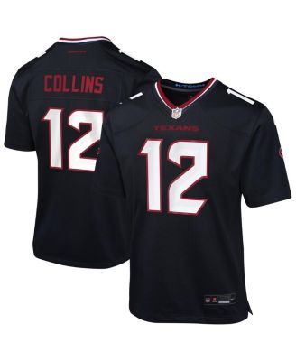 Nike - Big Boys and Girls Nico Collins Navy Houston Texans Team Game Jersey