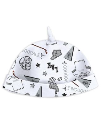 Baby Boys and Girls Los Angeles Kings Sleep and Play Sleeper Set with Bib