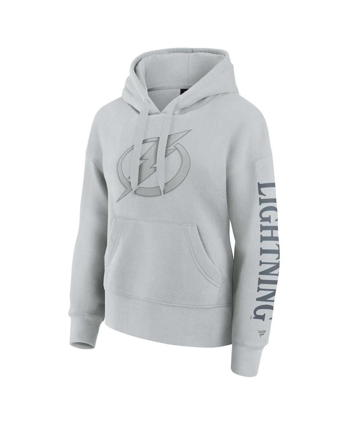 Fanatics Women's Gray Tampa Bay Lightning Elements Next Pullover Hoodie In Gray
