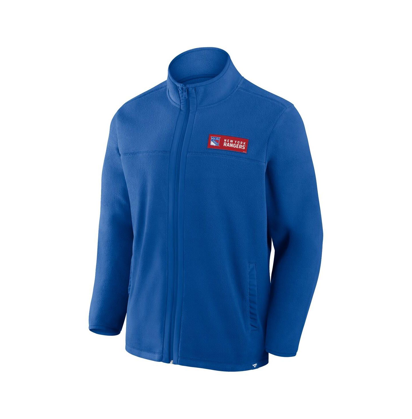 Мужская куртка Fanatics Blue New York Rangers Home Ice Fleece Full-Zip — фото 3