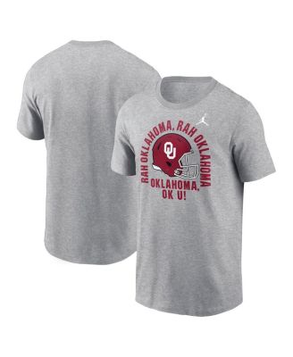 Jordan - Men's Heather Gray Oklahoma Sooners Local Song T-shirt