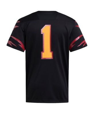 Men's Black Grambling Tigers Premier Strategy Jersey