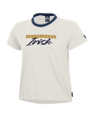 Women's White Notre Dame Fighting Irish Iconic T-Shirt