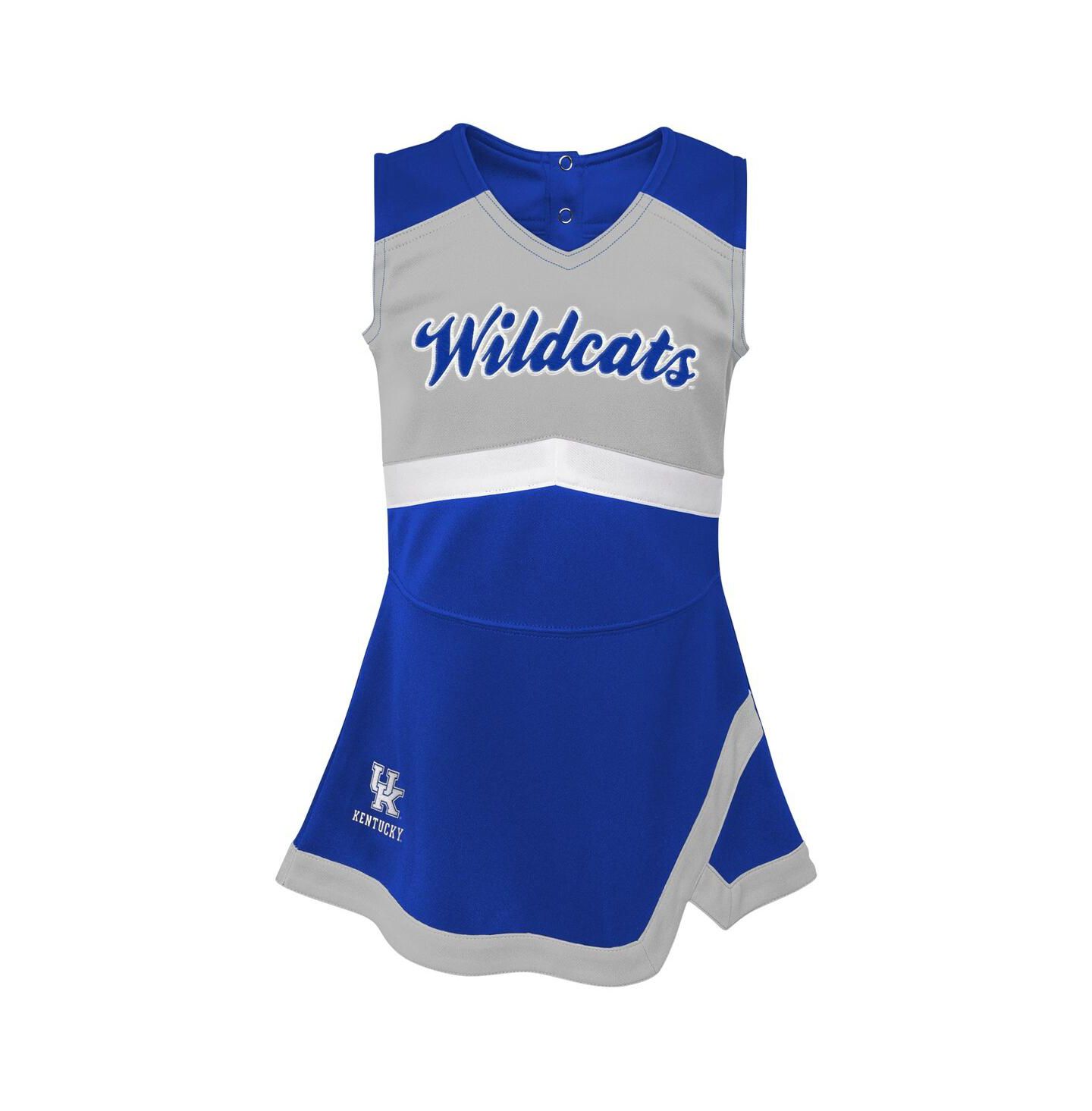 Платье Outerstuff Royal Kentucky Wildcats Cheer Captain Jumper Dress для девочек — фото 3