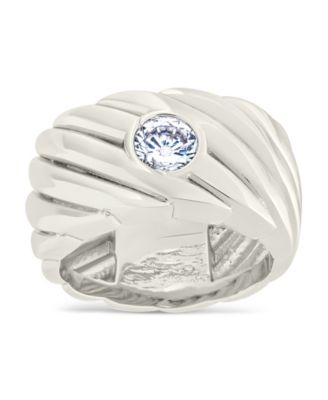 Blythe Woven Cubic Zirconia Ring