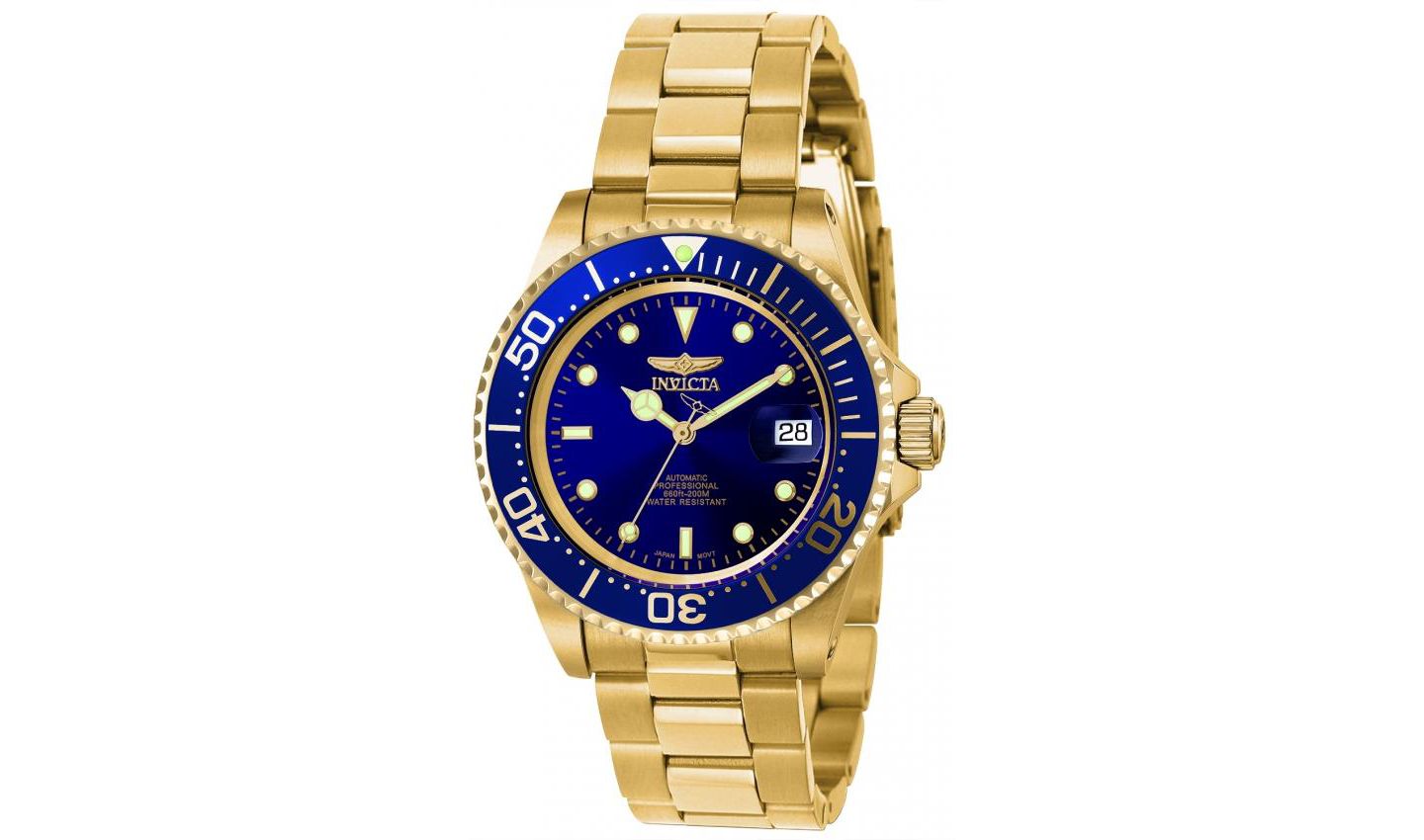 Мужские часы Invicta 8930OB Pro Diver Automatic 3 Hand Blue Dial — фото 3