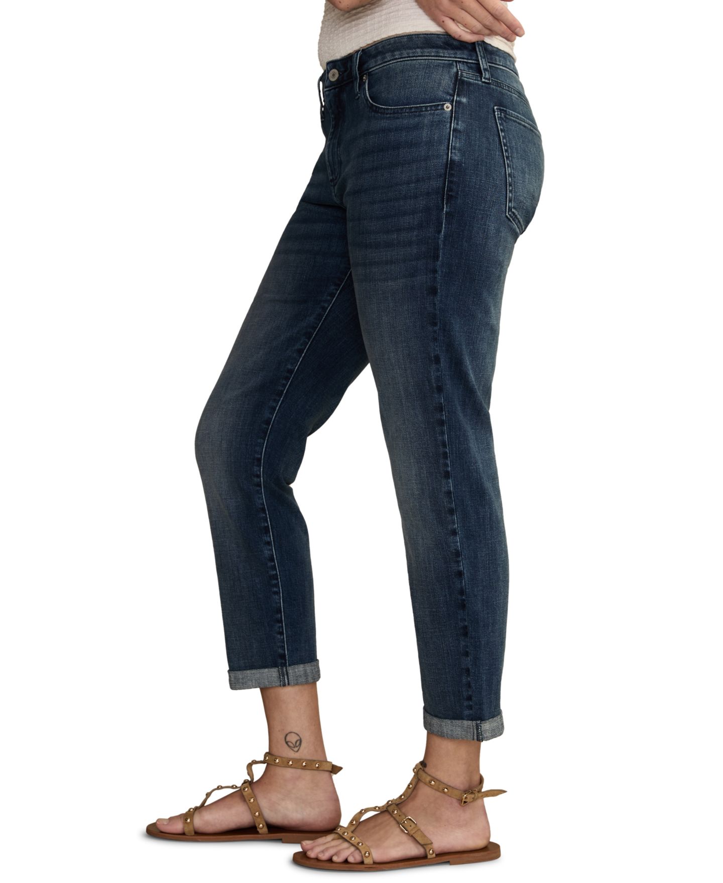 Женские джинсы Lucky Brand Sienna Slim Boyfriend, цвет: Gemini — фото 3