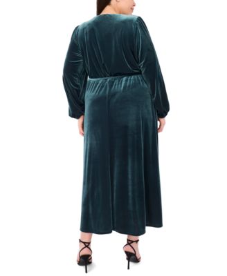 Plus Size Fit and Flare Maxi Dress