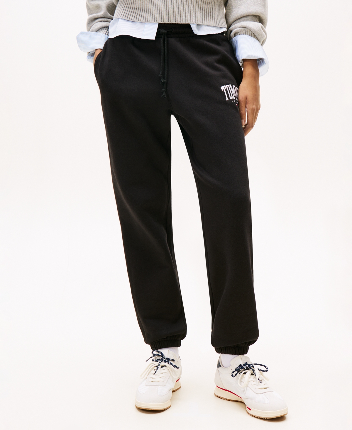 Tommy Jeans Women's Collegiate Sweatpant In Black