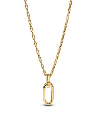 Gold Tone Openable Large Link Chain Necklace