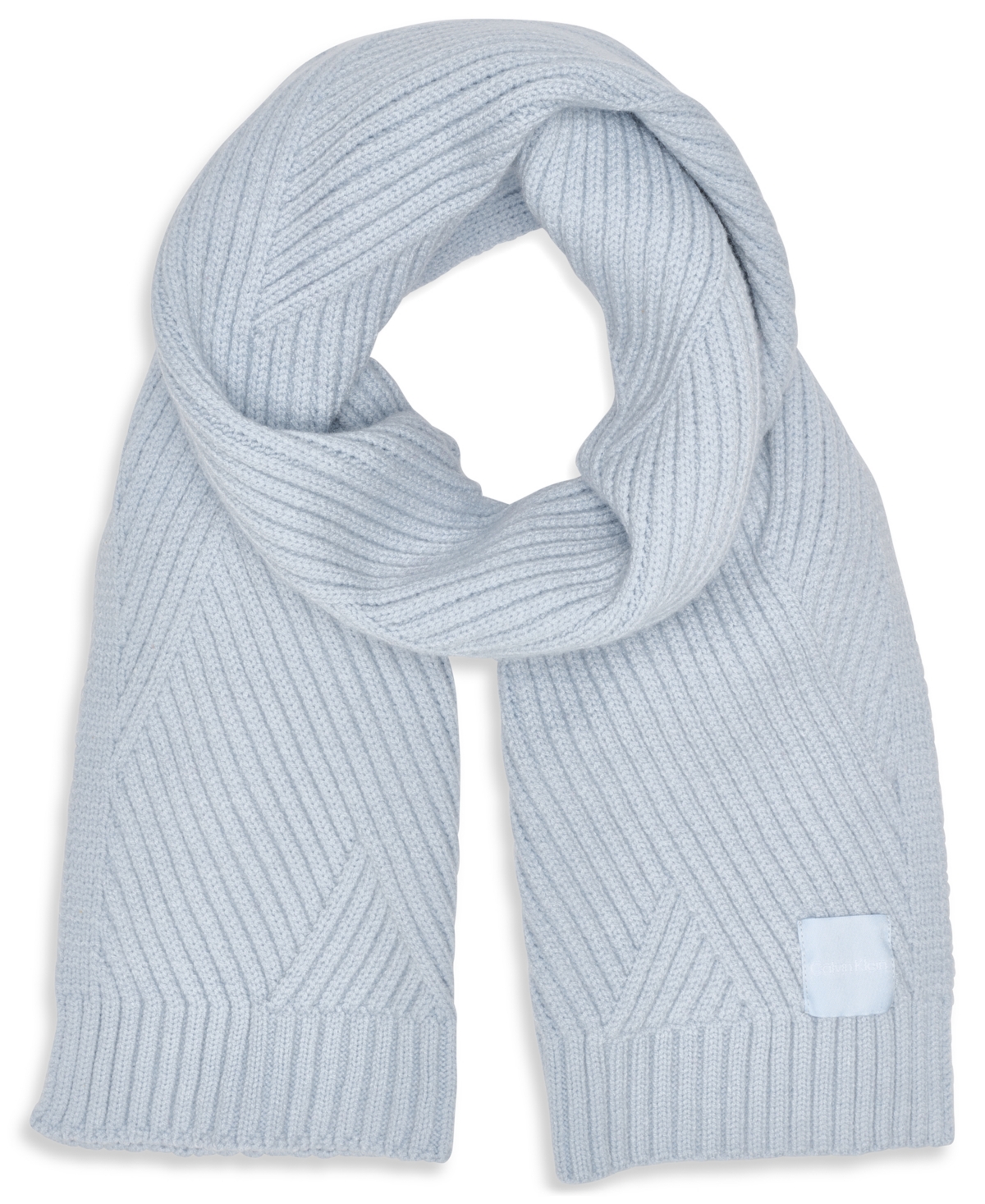 Calvin Klein Modern Bias Rib Scarf