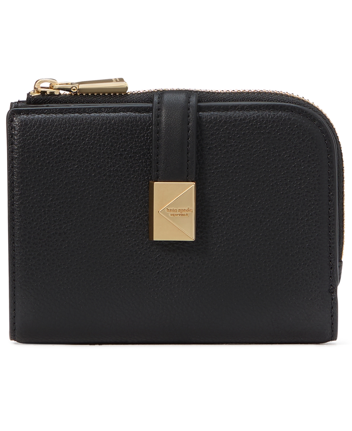 Kate Spade Deco Zip-around Wallet In Black