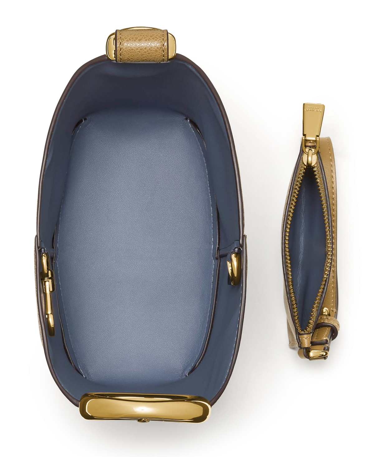 Kate Spade Halo Glazed Mini Bucket Bag In Green