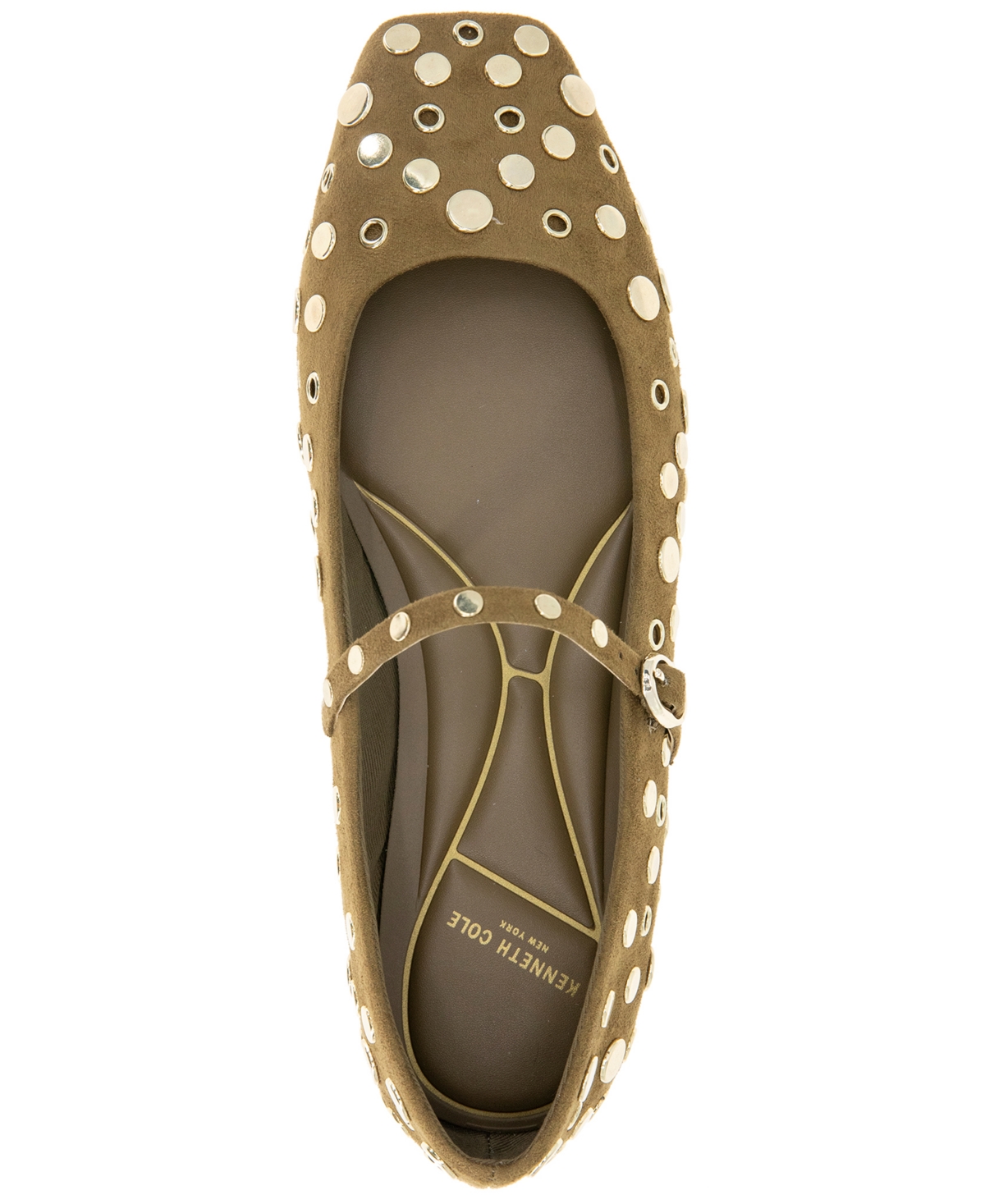 Kenneth Cole New York Women's Jasper Stud Ballet Flats In Green