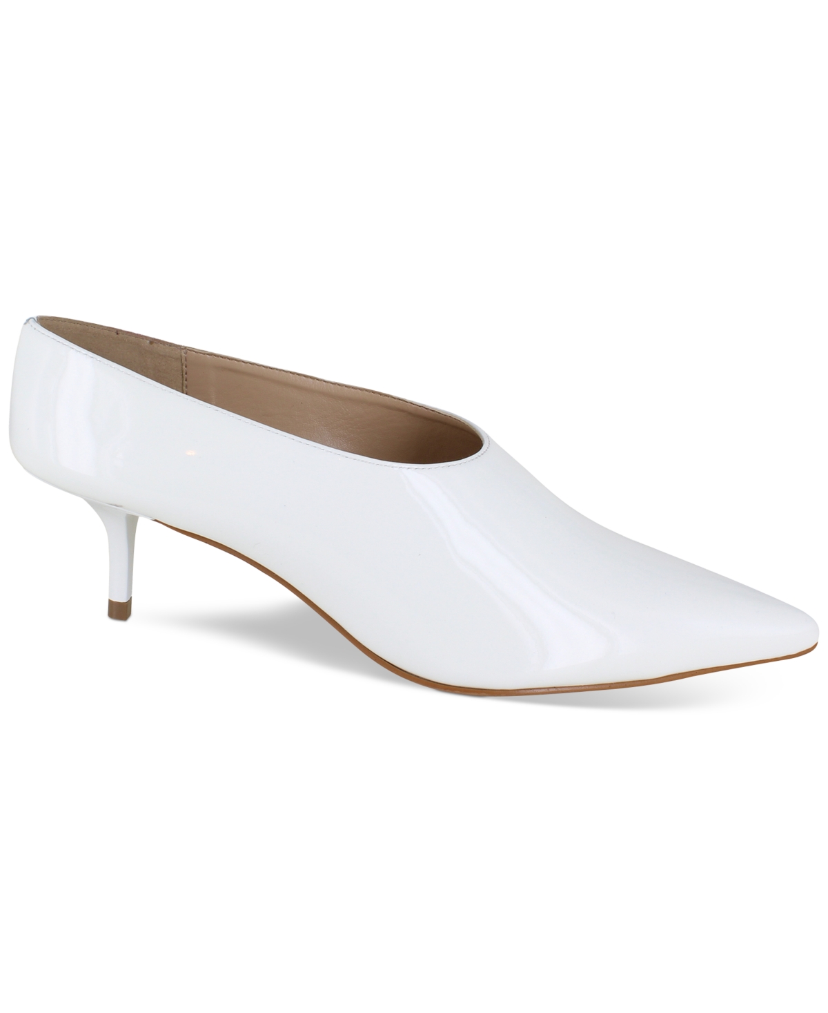 Kenneth Cole New York Women's Linxie Kitten Pumps In White
