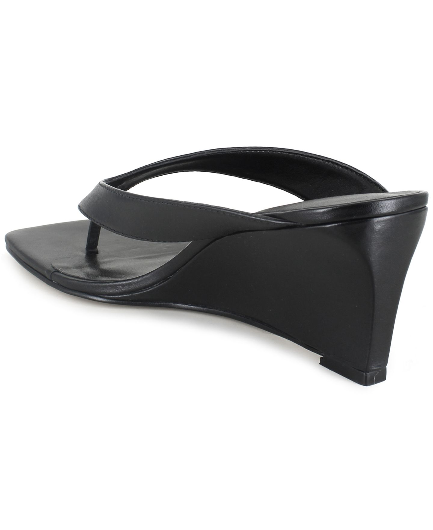 Женские сандалии Kenneth Cole New York Susannah Thong Wedge, цвет: Чёрный — фото 6