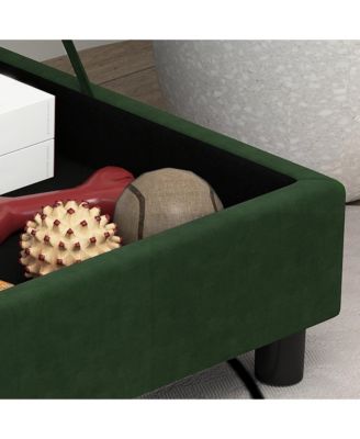 Luxury Small Dog Bed Couch W/ Storage, Little Dog Sofa