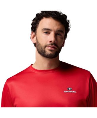 Men's Red Georgia Bulldogs PHG Terminal Shot Long Sleeve T-Shirt