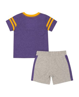 Infant 2-Piece Purple LSU Tigers T-Shirt and Shorts Set