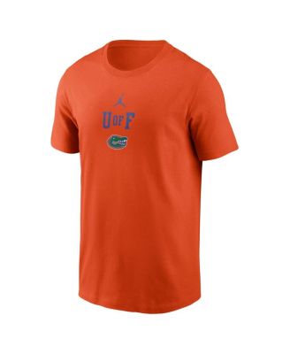 Men's Orange Florida Gators 2-Hit Stacked T-Shirt