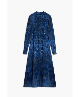 Women's Paisley shirt dress