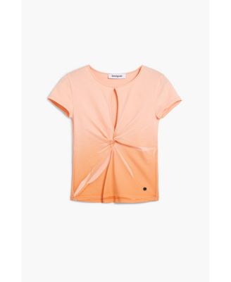 Women's Short-sleeve T-shirt with opening