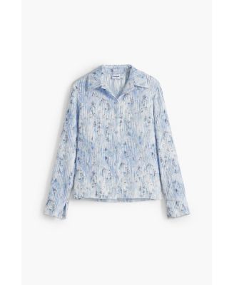 Women's Pleated stretch shirt