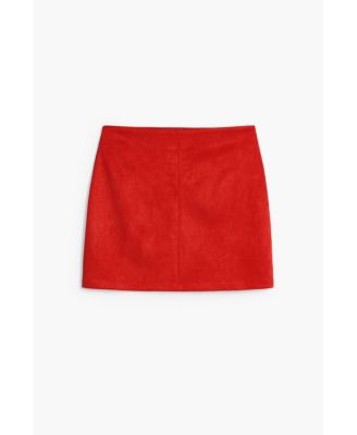 Women's Suede mini skirt