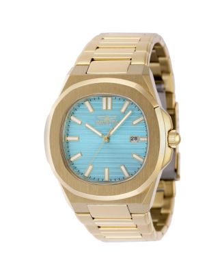Men's 48517 Speedway Quartz 3 Hand Light Blue Dial Watch