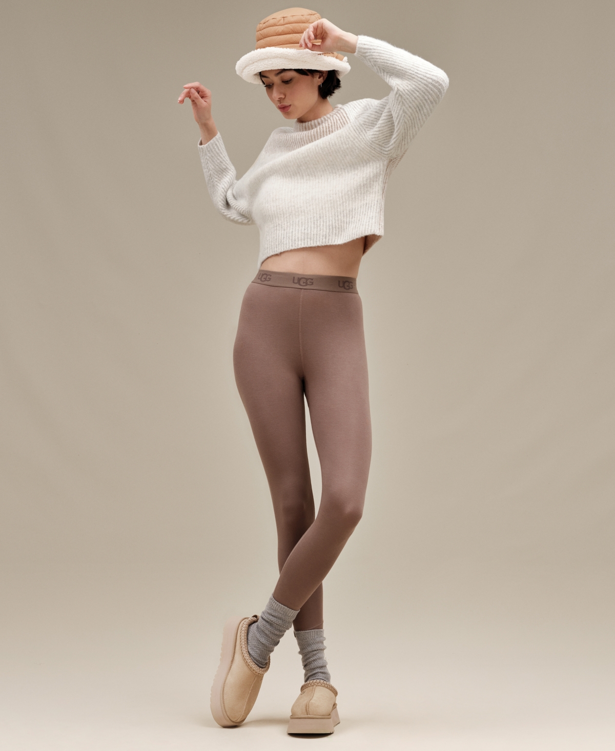 Ugg Women's Paloma High Rise Leggings Ii Ribbed In Black