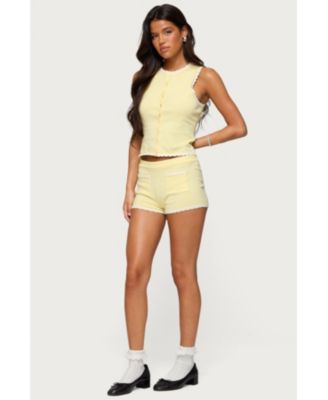Women's Leila Scalloped Knit Shorts