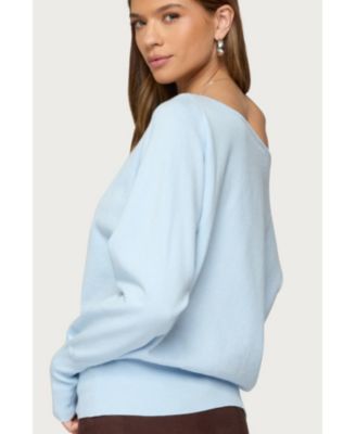 Women's Off Shoulder Oversized Sweater