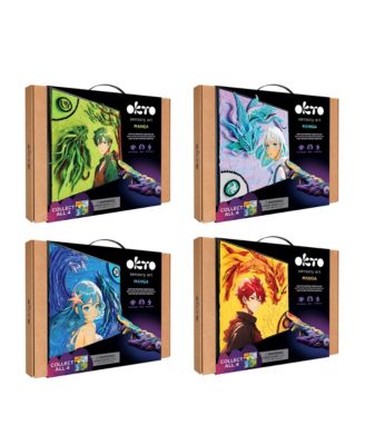 OKTO Air-Dry Clay 3D Painting Kit – MANGA Earth 29x29 (11.4 x 11.4 in)