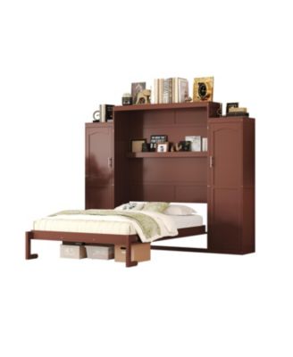 Murphy Bed with Wardrobes & Shelves