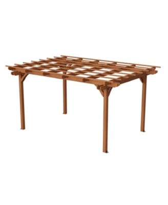 12x10 Wood Pergola - Garden Patio Deck