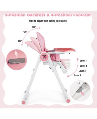 Baby High Chair Foldable Feeding Chair
