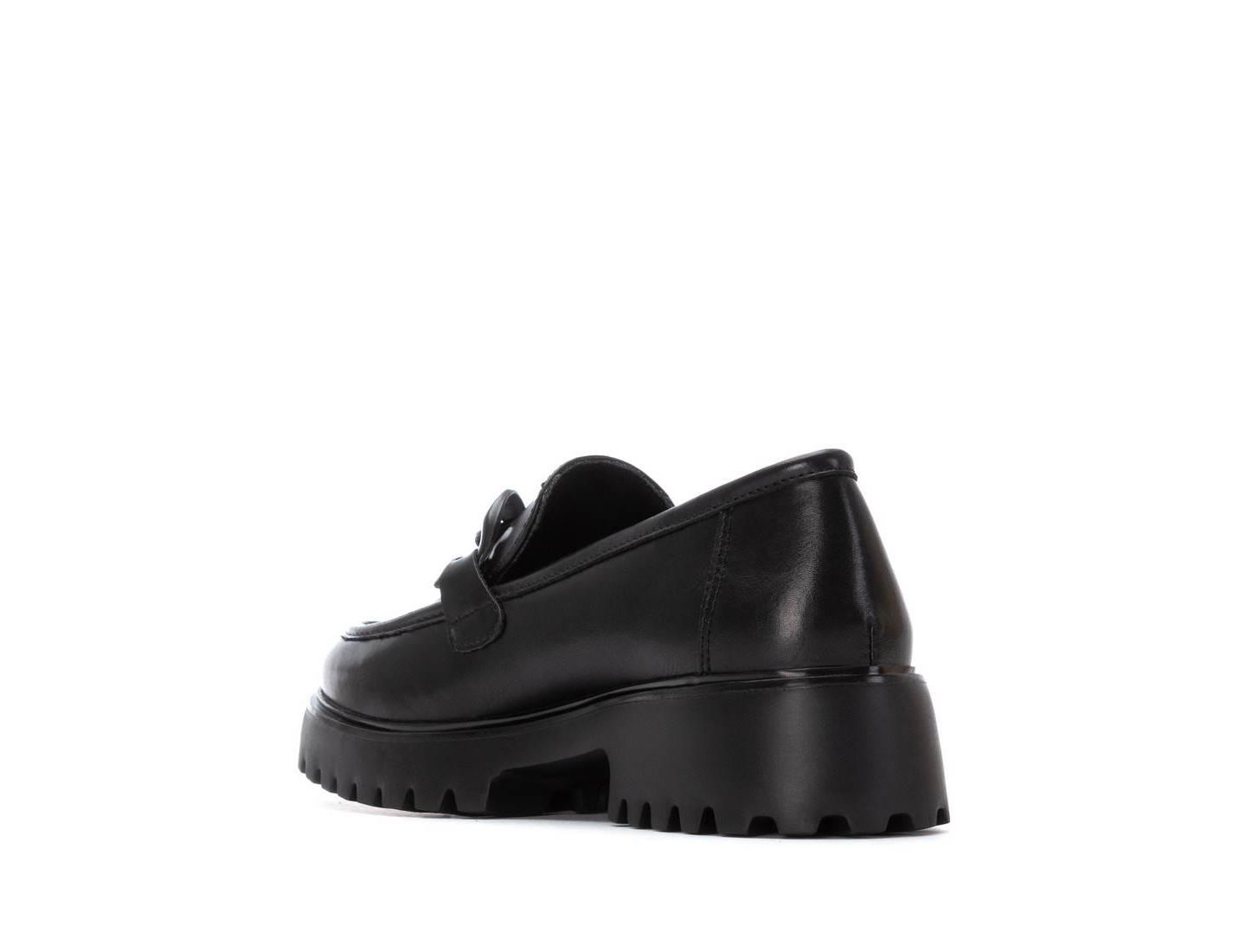 Женские туфли XTI Casual Low Heel Penny Loafer, цвет: Чёрный — фото 3